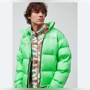 NWT Men’s The North Face Green 1996 Retro Nuptse Down Jacket Size XL